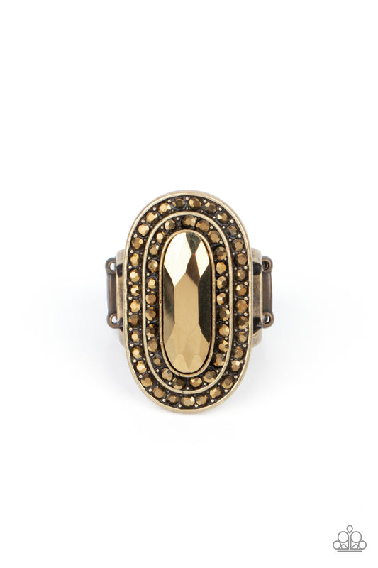 Fueled by Fashion - Brass Paparazzi Ring