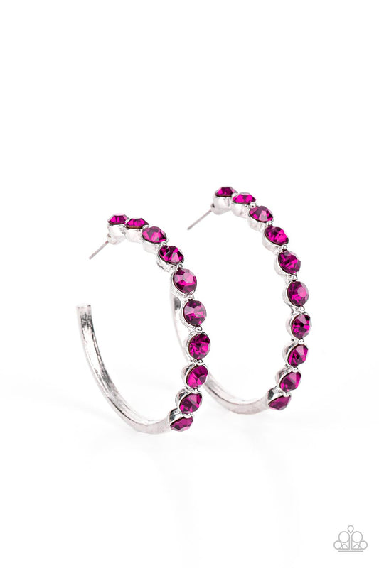 Photo Finish - Pink Paparazzi Earrings