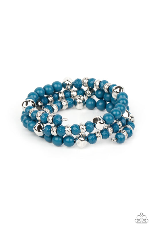 Vibrant Verve - Blue Paparazzi Bracelet
