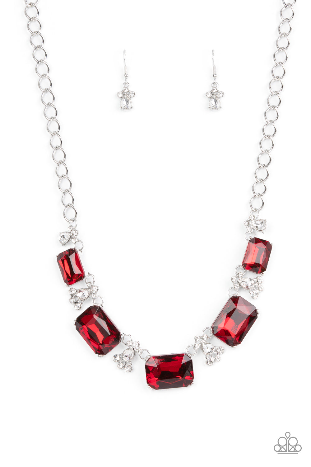 Flawlessly Famous - Red Paparazzi Necklace