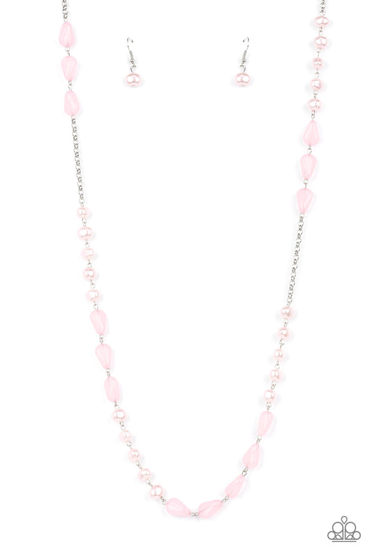 Shoreline Shimmer - Pink Necklace Paparazzi