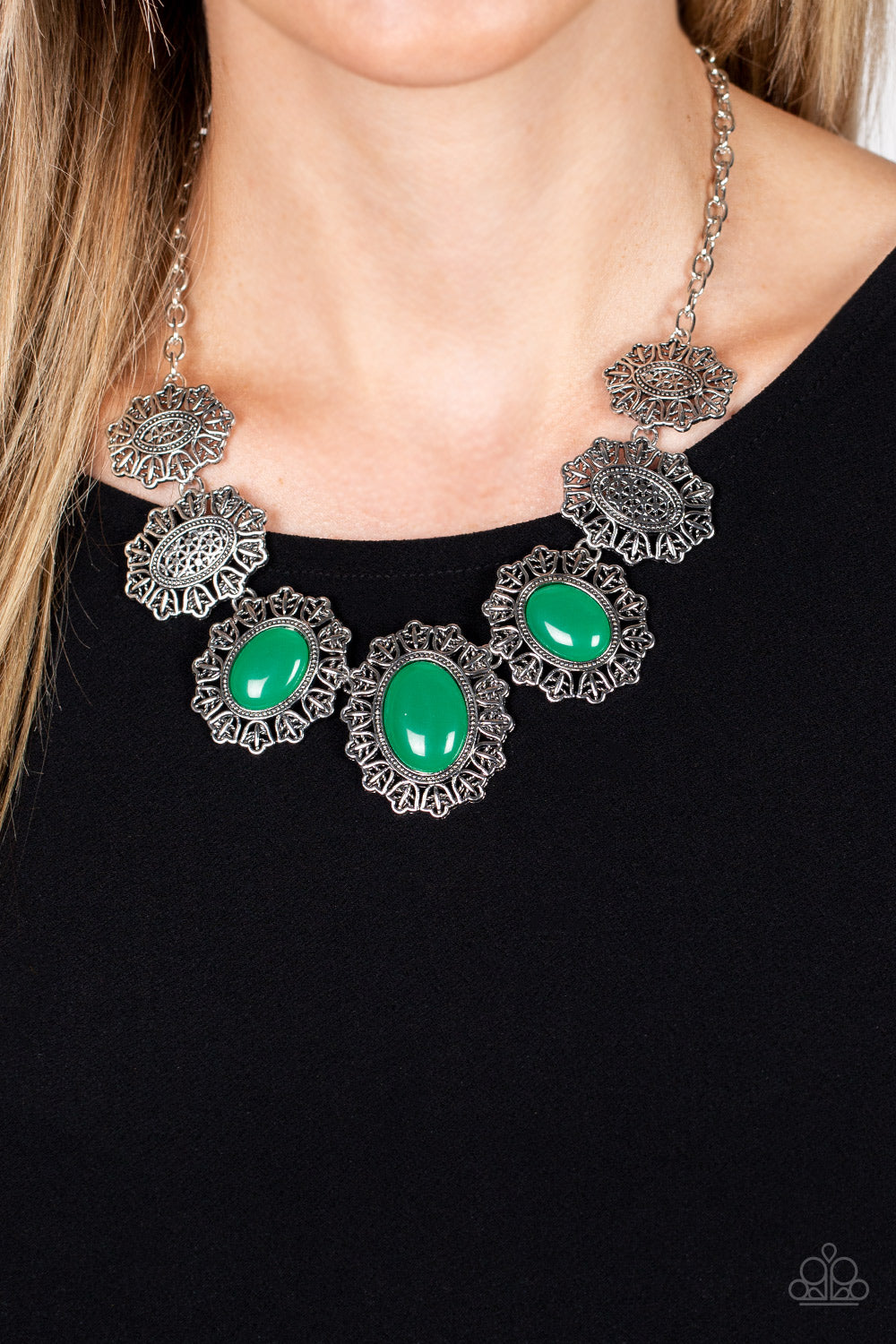 Paparazzi Forever and EVERGLADE - Green Necklace