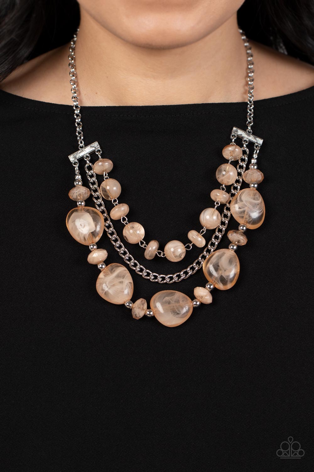 Oceanside Service - Brown Paparazzi Necklace