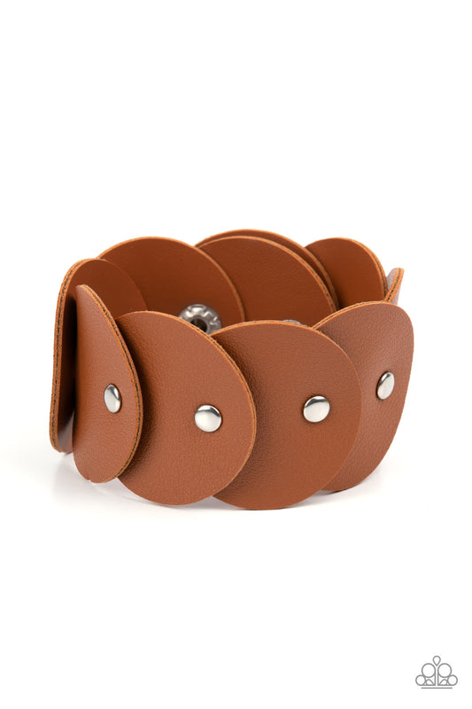 Rhapsodic Roundup - Brown Paparazzi Bracelet
