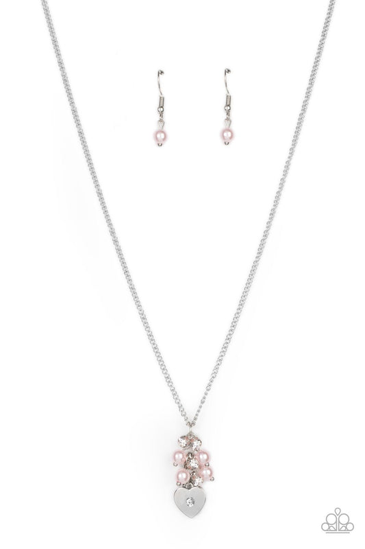 Pop It and LOCKET - Pink Paparazzi Necklace