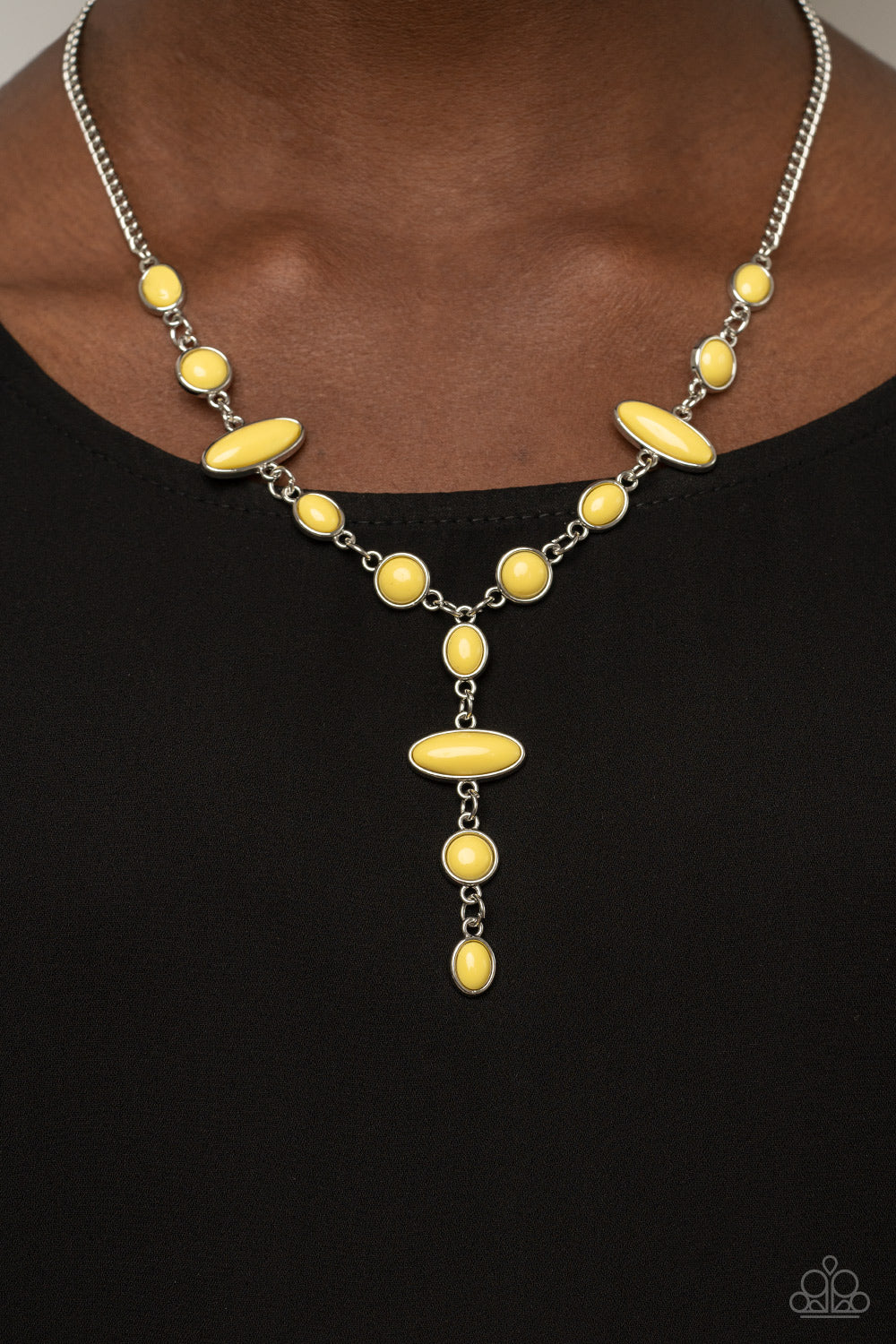 Paparazzi Authentically Adventurous - Yellow Necklace