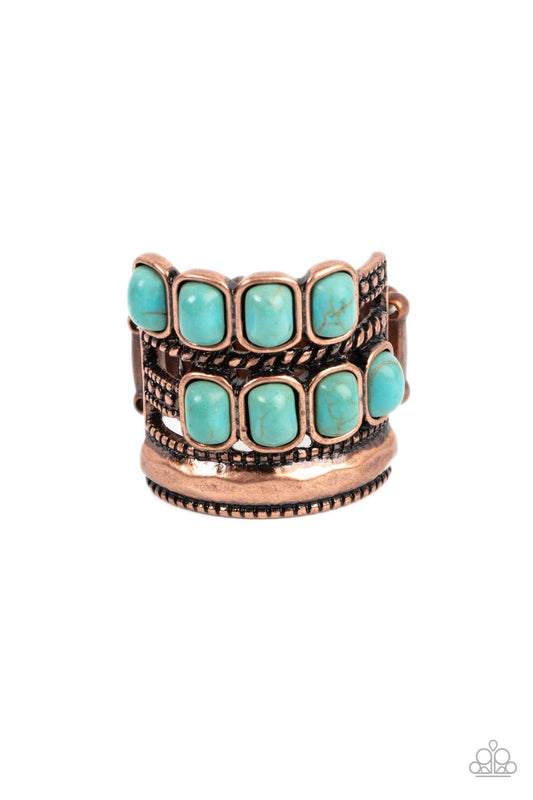 Mojave Monument - Copper Paparazzi Ring