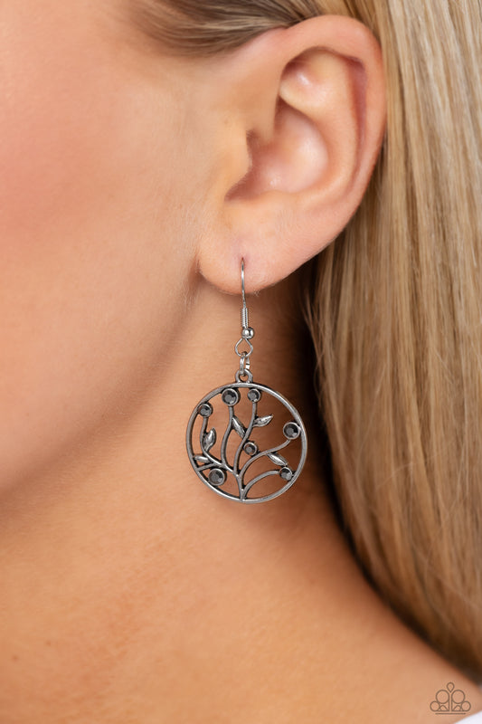 Bedazzlingly Branching - Silver Earrings Preorder