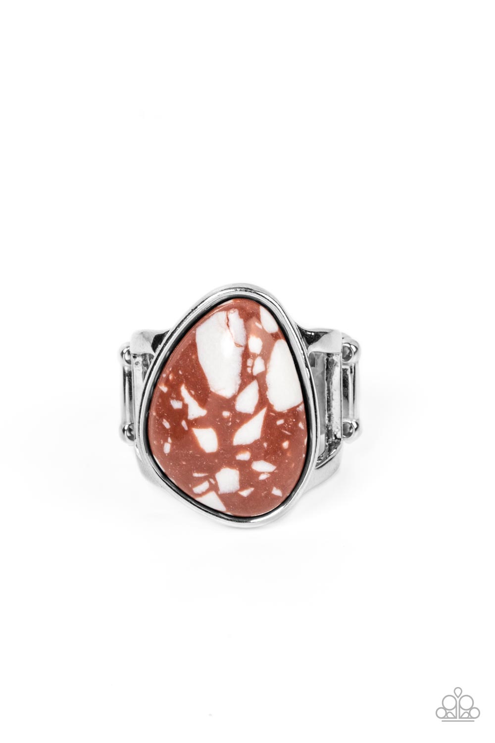 Earth Hearth - Brown Paparazzi Ring