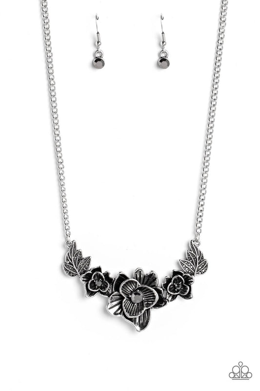 Botanical Breeze - Silver Necklace