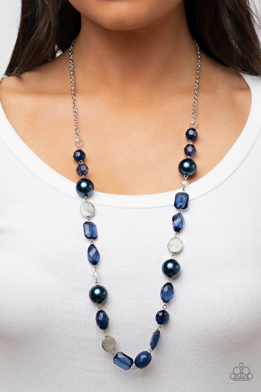 Timelessly Tailored - Blue  Paparazzi Necklace