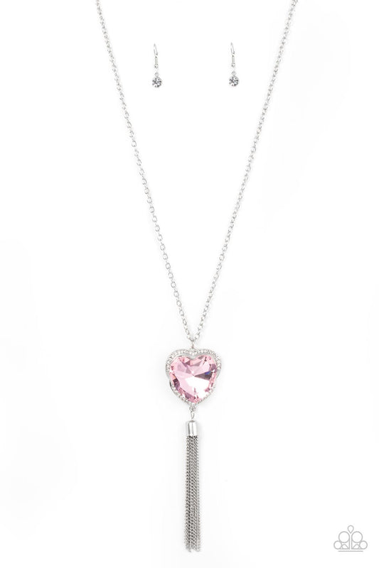 Finding My Forever - Pink Paparazzi Necklace