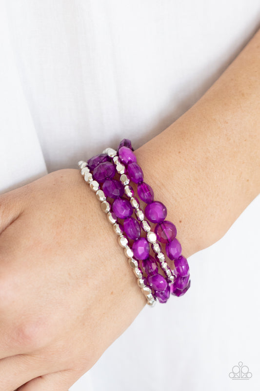 Seaside Siesta - Purple Bracelet Paparazzi