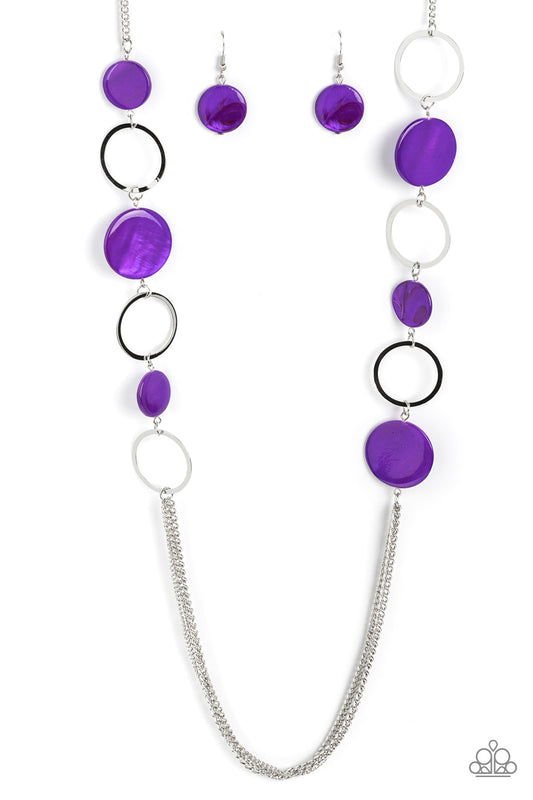 Beach Hub - Purple Necklace