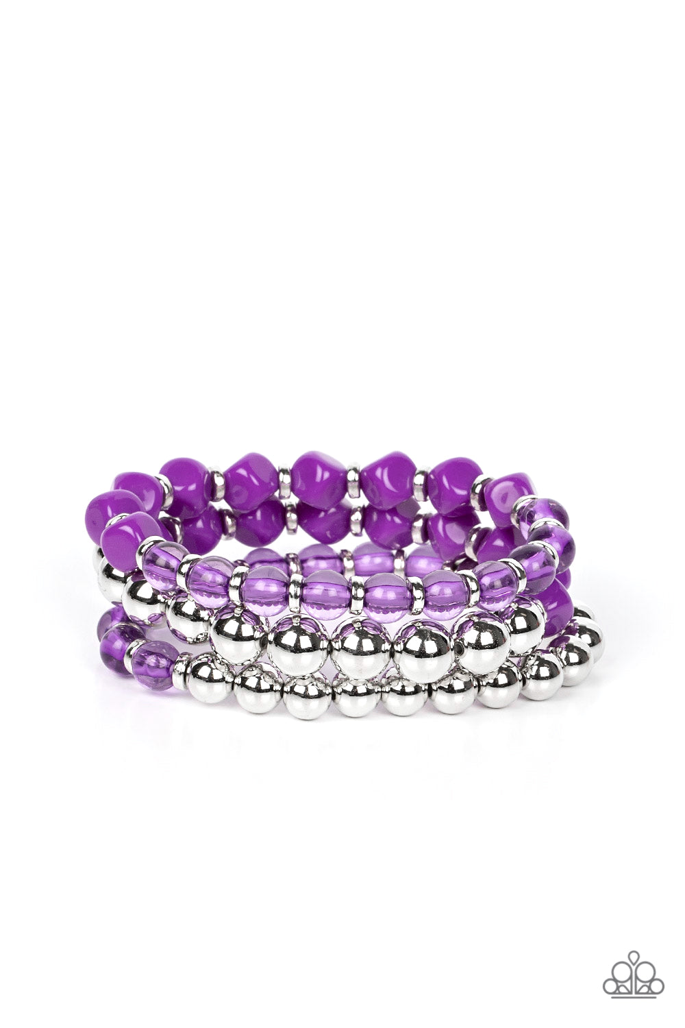 Paparazzi Summer Sabbatical - Purple Bracelet