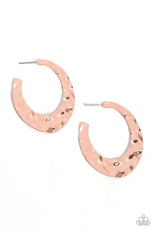 Make a Ripple - Copper Earrings