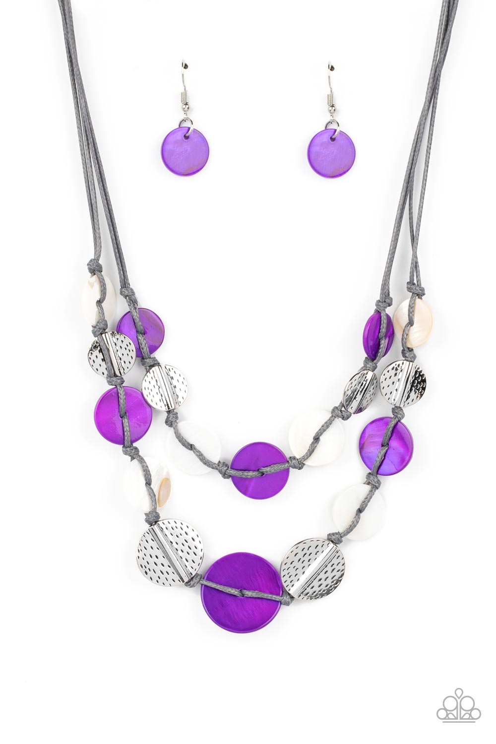 Grand Canyon Grotto-Purple Necklace-Paparazzi Accessories