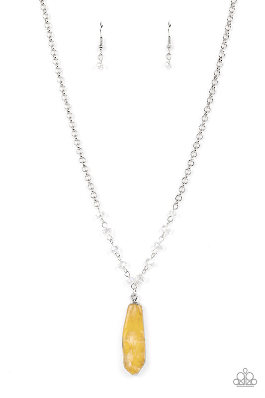 Magical Remedy - Yellow Necklace Paparazzi