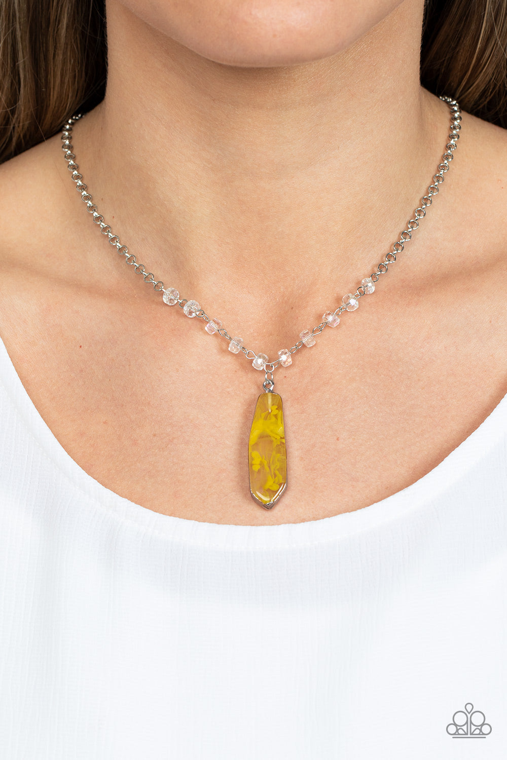 Magical Remedy - Yellow Necklace Paparazzi