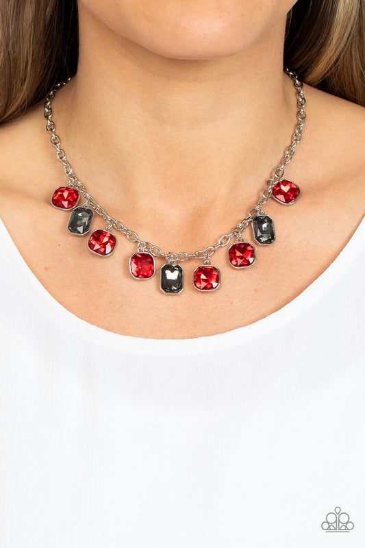 Best Decision Ever - Red Paparazzi Necklace
