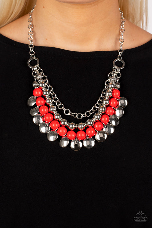 Leave Her Wild - Red Paparazzi Necklace