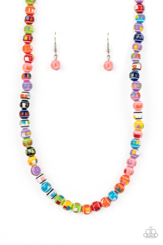 Paparazzi Necklace Gobstopper Glamour - Multi