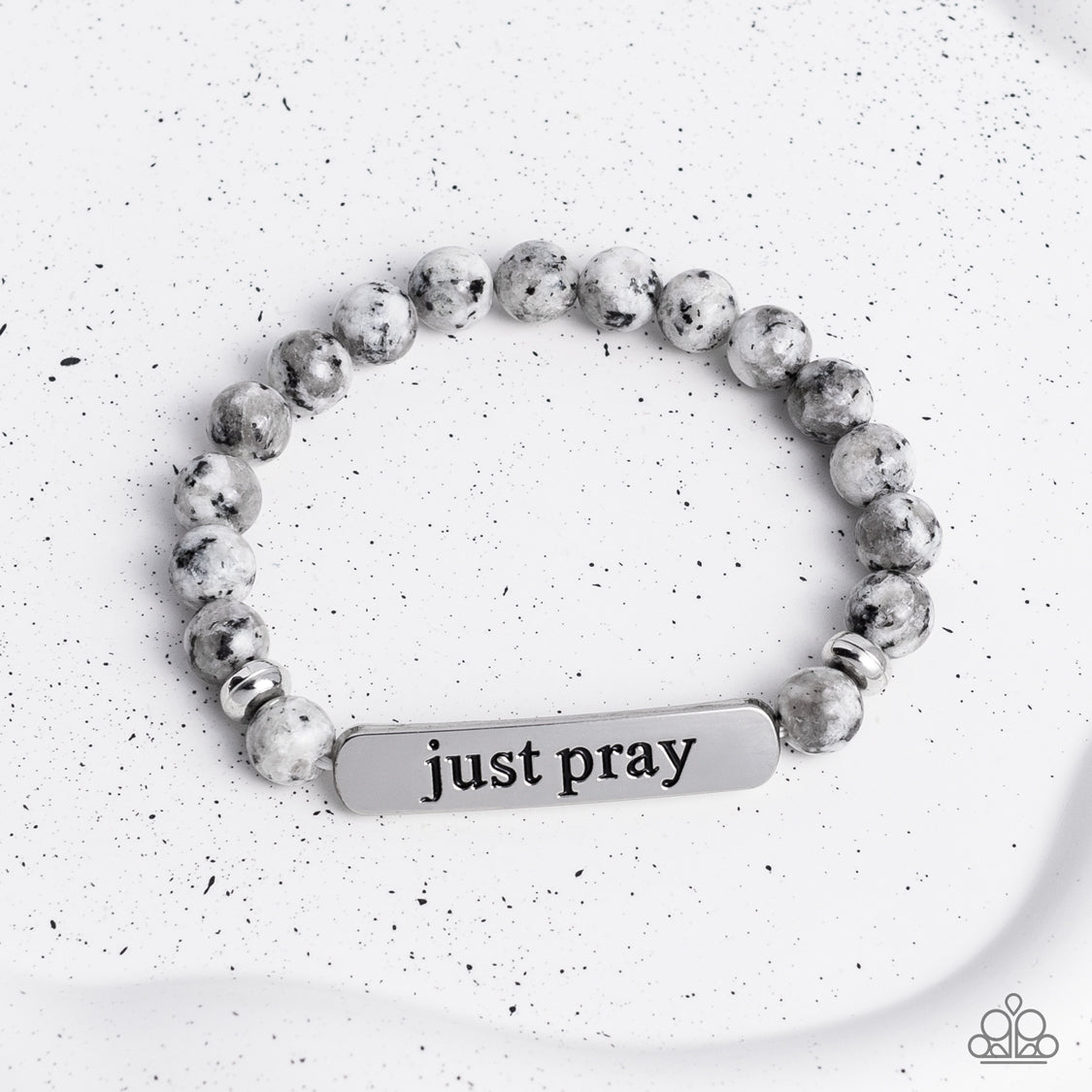 Just Pray - Silver Paparazzi Bracelet