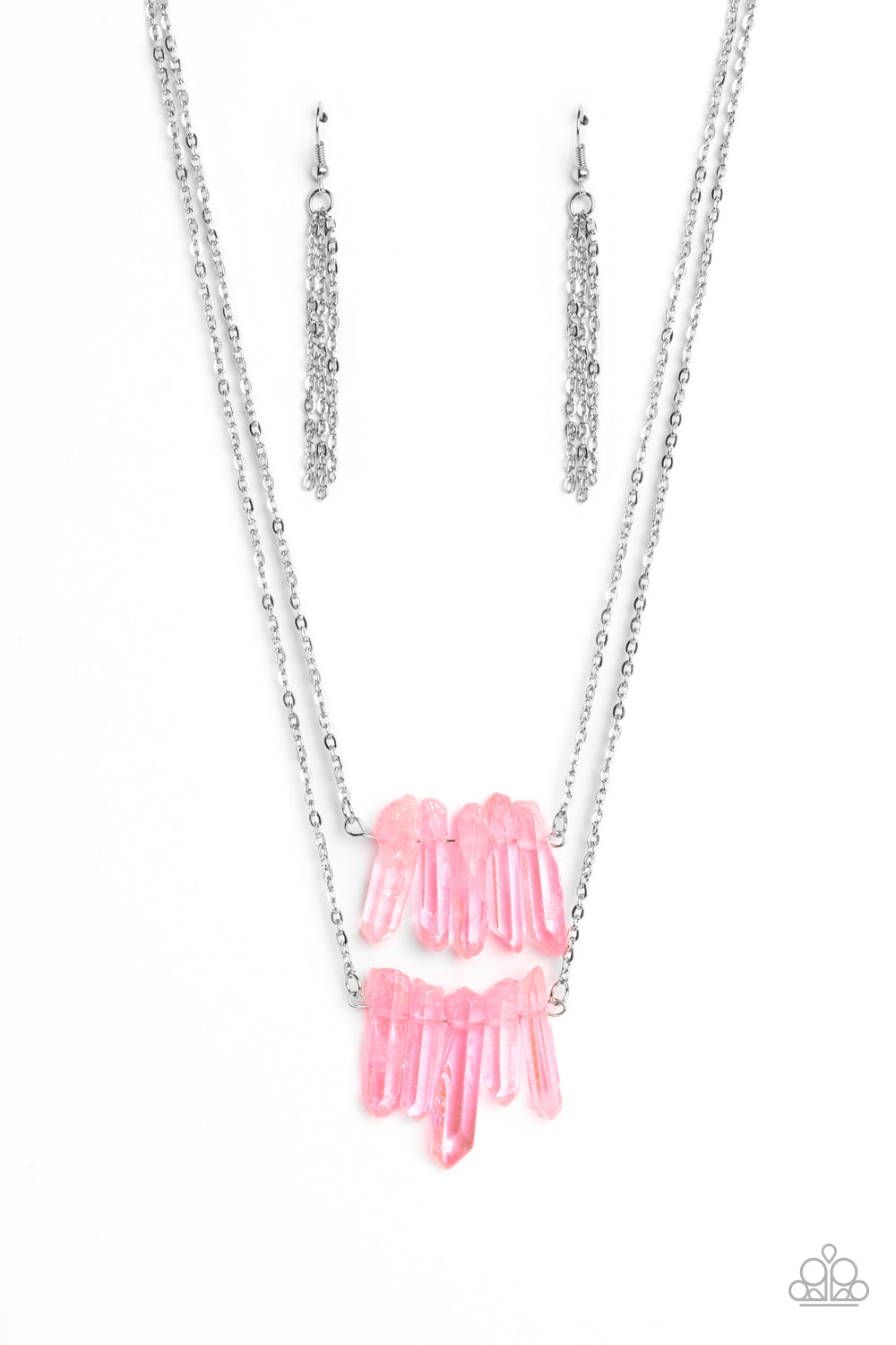 Paparazzi Crystal Catwalk - Pink Necklace