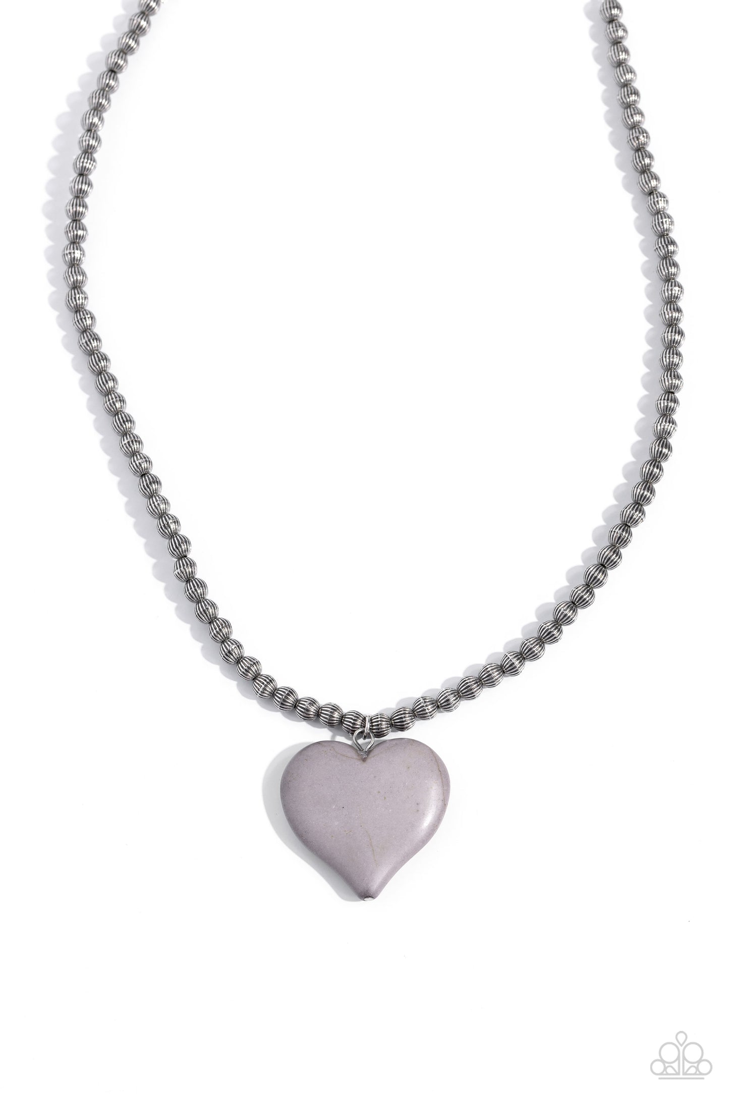 Picturesque Pairing - Silver Necklace