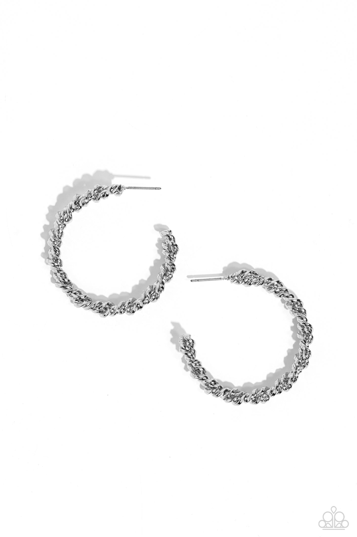 Braided Bravado - Silver Earrings