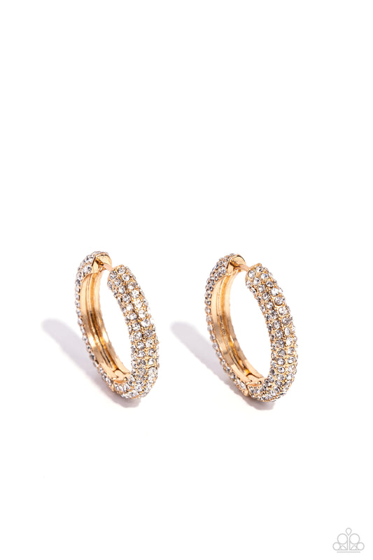Glowing Praise - Gold Earrings Preorder
