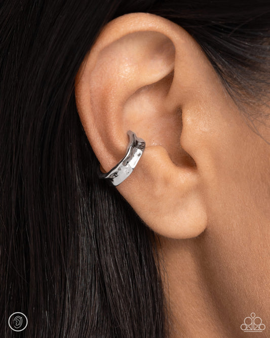 CUFF Call - Silver Earrings