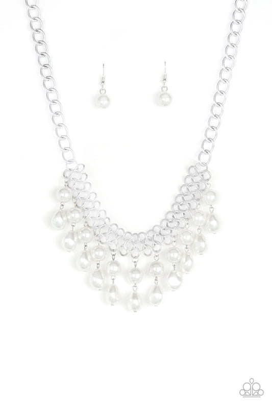 5th Avenue Fleek - White Paparazzi Necklace