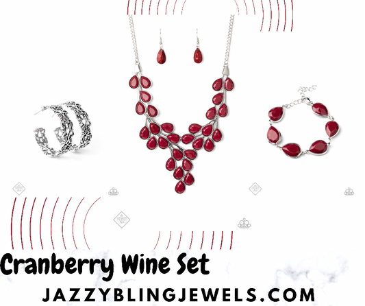 Cranberry Wine Set